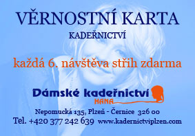 Věrnostní karta na kadeřnické služby